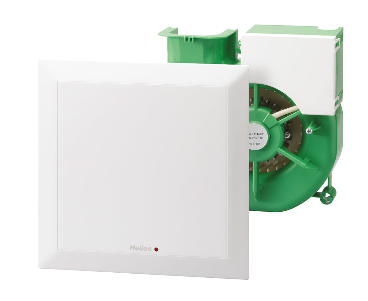 Helios ELS-VN 100, Ventilatoreinsatz mit Fassade und Nachlauffunktion V = 100 cbm/h Helios ELS-VN 100, Ventilatoreinsatz mit Fassade und Nachlauffunktion V = 100 cbm/h